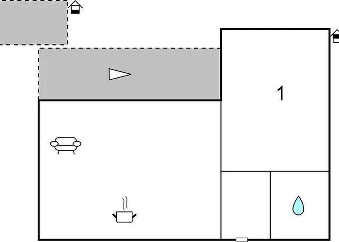 1 Bedroom Stunning In * 普拉
